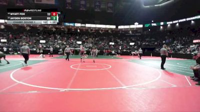 102 lbs Champ. Round 1 - Jayden Boston, NBHA vs Wyatt Fox, TST1