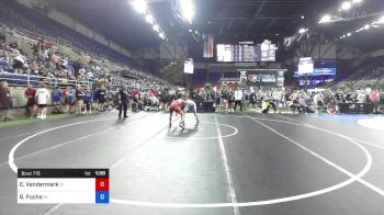 113 lbs Rnd Of 64 - Cale Vandermark, Iowa vs Grayson Fuchs, Michigan