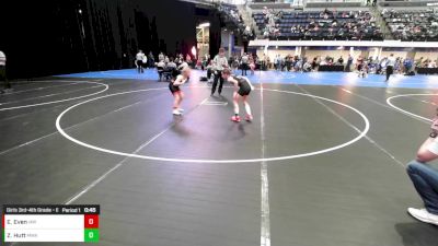 Girls 3rd-4th Grade - 80 Quarters - Echo Even, Immortal Athletics WC vs Zoey Hutt, Moen Wrestling Academy