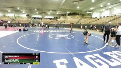 100 lbs Cons. Round 2 - Elijah Wilson, Rabbit Wrestling Club vs Jayden Duruji, TNWA