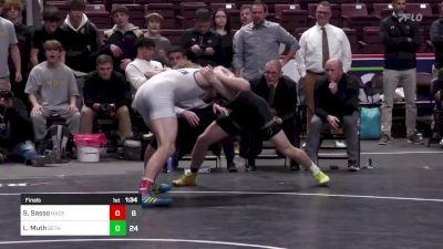 189 lbs Final - Sonny Sasso, Nazareth Area vs Landon Muth, Bethlehem Catholic