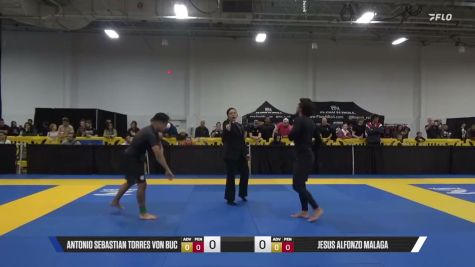 Jesus Alfonzo Malaga vs Antonio Sebastian Torres Von Buc 2026 Pan IBJJF Jiu-Jitsu No-Gi Championship