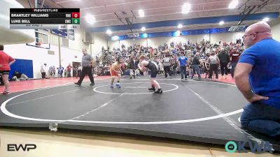 100 lbs Rr Rnd 3 - Brantley Williams, Vinita Kids Wrestling vs Luke Bell, Columbus Wrestling Club