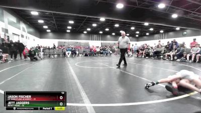 70 lbs Round 2 (8 Team) - Jason Fischer, CP Wrestling Academy vs Jett Jaggers, Beast Mode