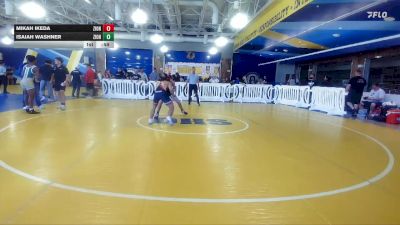 132 lbs Cons. Round 3 - Mikah Ikeda, JAX WC vs Isaiah Washner, Fleming Island
