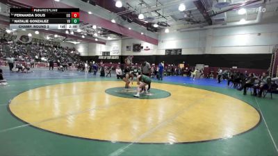 190 lbs Champ. Round 2 - Natalie Gonzalez, Victor Valley vs Fernanda Solis, Eisenhower