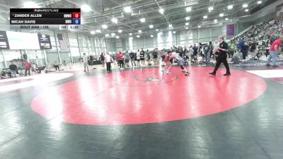 126 lbs Quarters - Zander Allen, NWWC vs Micah Davis, Marysville Wrestling Club