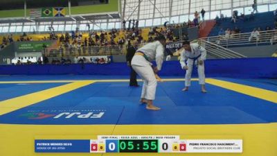 PATRICK MENDES SILVA vs PEDRO FRANCISCO NASCIMENTO SILVA 2026 FPJJ Circuito Paulista GI Etapa 3