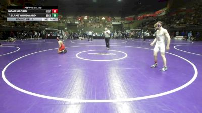 140 lbs Round Of 16 - Blake Woodward, Buchanan vs Noah Madrid, Centennial