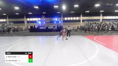 101 lbs Consi Of 4 - Audriana Bermudez, Team Thunder WC vs Mia Hernandez, Threshold WC