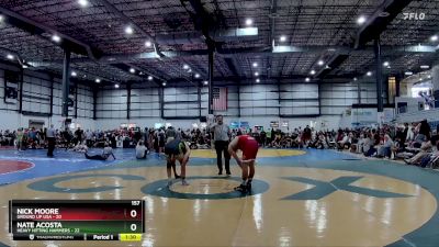 157 lbs Semis & 1st Wb (8 Team) - Nate Acosta, HEAVY HITTING HAMMERS vs Nick Moore, GROUND UP USA