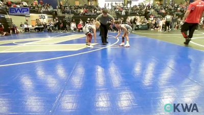 67 lbs Quarterfinal - Hayden Hayes, Weatherford Youth Wrestling vs Hudson Burdick, Perry Wrestling Academy