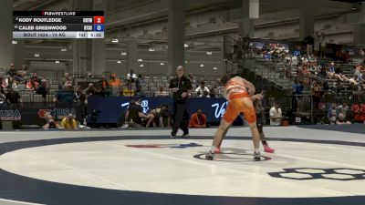 74 kg Champ. Rd Of 64 - Kody Routledge, Cowboy RTC/ Titan Mercury Wrestling Club vs Caleb Greenwood, Beat The Streets Cleveland