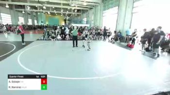 61 lbs Quarterfinal - Ari Sobaje, The Club vs Riley Ramirez, Pounders WC