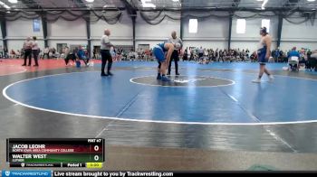 285 lbs Cons. Round 4 - Walter West, Luther vs Jacob Leohr, North Iowa Area Community College