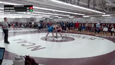 149 lbs Semifinal - Wyatt Brock, Johnson & Wales vs Aidan Baum, UW - La Crosse