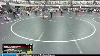 100 lbs Round 1 - Cole Carter, Kewaskum Indians Wrestling Club vs Bentley Holmstrom, Chippewa Elite Wrestling