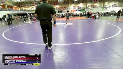 138 lbs Semifinal - Samantha Barragan, Texas Wesleyan vs Xochitl Mota-Pettis, Unattached TX