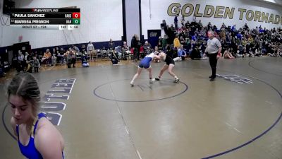 124 lbs Champ. Round 2 - Paula Sanchez, Valley Hs vs Marissa Prignon, Kiski Area Hs