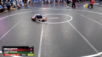 126 lbs Round 2 - Kaden Kowalek, Kearney vs Kieran Akerson, Creighton Prep