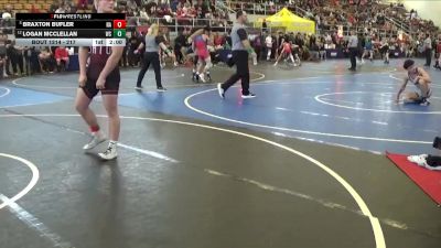 217 lbs Champ. Round 2 - Braxton Bufler, NA vs Logan McClellan, Jv Warriors