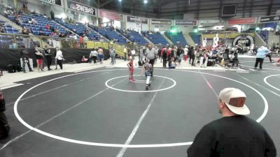 49 lbs Rr Rnd 2 - JaCobi Lozano, Valley Bad Boys vs Xzayvian Arredondo, Top Notch