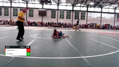 88-97 lbs Cons. Round 1 - Aidan Eads, Kewanee vs Boston Morford, Young Guns Wrestling Club