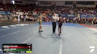 D 3 113 lbs Champ. Round 1 - Jayden Jamison, Archbishop Shaw vs Derrick Williams, Glen Oaks