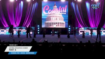 Divine Athletics Cheer - Tiny X [2025 L1 Tiny - Novice - Restrictions Day 1] 2025 Coastal at the Capitol Grand Nationals