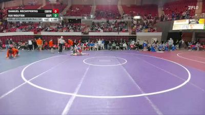 126 lbs Round 3 - 2nd Wrestleback And Semi-finals(16 Team) - Kai Nguyen, Grapevine vs Samuel Rechtfertig, Cedar Park