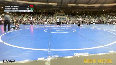 70 lbs Semifinal - Roman Rodriguez, Gulf Coast Wrestling Club vs Bennett Silence, Contender Wrestling Academy