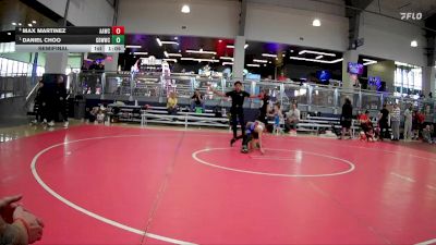 58 lbs Semifinal - Daniel Choo, Gracie Barra Westchase Wrestling Club vs Max Martinez, All American Wrestling Club