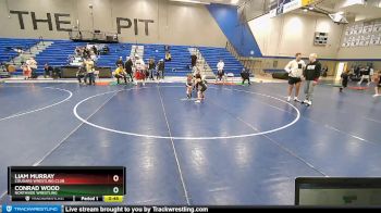 54-58 lbs Round 3 - Liam Murray, Cougars Wrestling Club vs Conrad Wood, Northside Wrestling