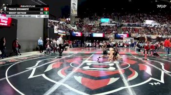 A - 157 lbs 3rd Place Match - Brody Keysor, Sidney / Fairview vs Trace Steinmetz, Lockwood (Billings)