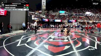 A - 157 lbs 3rd Place Match - Brody Keysor, Sidney / Fairview vs Trace Steinmetz, Lockwood (Billings)