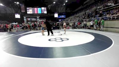 95 lbs Cons. Sub-rd Of 16 - Lillian McHam, TX vs Ella Paris, ME