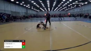 52 lbs Quarterfinal - Graham Sandoval, Okwa vs Cameron Smith, Burnett Trained Wrestling Club (Btwc)