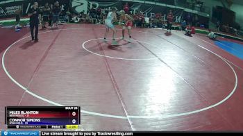 120 lbs Placement (16 Team) - Miles Blanton, New Mexico vs Connor Simons, Utah Gold