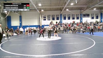 165 lbs Semifinal - Jordyn Reynolds, Greater Lawrence vs Amada Moundele, Lowell