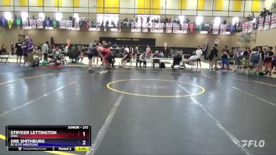 215 lbs Cons. Round 3 - Stryker Lettington, Iowa vs Dre Smithburg, DC Elite Wrestling