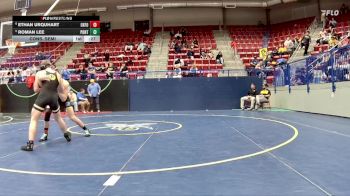 150 lbs Cons. Semi - Roman Lee, Pontotoc City vs Ethan Urquhart, Oxford High School