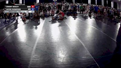 144 lbs Champ. Round 2 - Jeremy Begley, Martin County Cardinals Wrestling Club vs Jacob Thompson, Michigan Premier WC