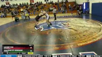 220 lbs Cons. Round 3 - Jacoby Fox, Wilsonville vs Nakodah St. Germaine, Putnam