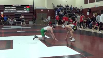 144 lbs Round 3 - Carter Hadley, Atlantic vs Rylen Hanson, Osage
