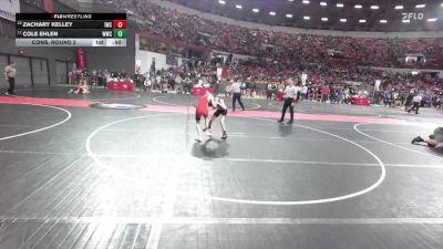 100 lbs Cons. Round 2 - Zachary Kelley, Iowa-Grant Wrestling Club vs Cole Ehlen, Whitewater Wrestling Club