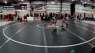 67 kg Cons. Round 1 - Peyton Harris, Western Colorado Wrestling Club vs Peyton Hoskins, Life U Club Lucha Wrestling