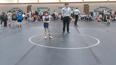 56 lbs Round 4 (8 Team) - Zoey Zwanetz, Headhunters vs Reed Savage, Wrecking Crew