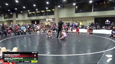 100 lbs Round 3 (6 Team) - Michelle Fracly, Not Plain Jane`s vs Brielle Manhollan, TN AAU- Chaos