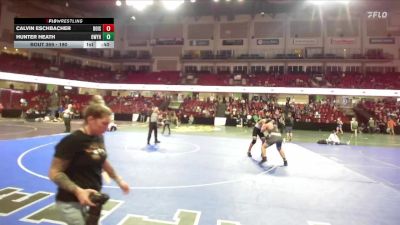 190 lbs Cons. Round 3 - Calvin Eschbacher, Boise vs Hunter Heath, Owyhee