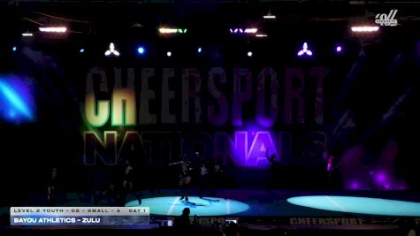 Bayou Athletics - ZULU [2026 L2 Youth - D2 - Small - A Day 1] 2026 CHEERSPORT National All Star Cheerleading Championship